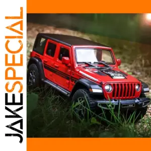 Vibrant 1:22 Scale Jeep Rubicon Diecast Model