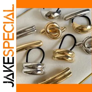 Stainless Steel Abstract Dome Hair Accessory