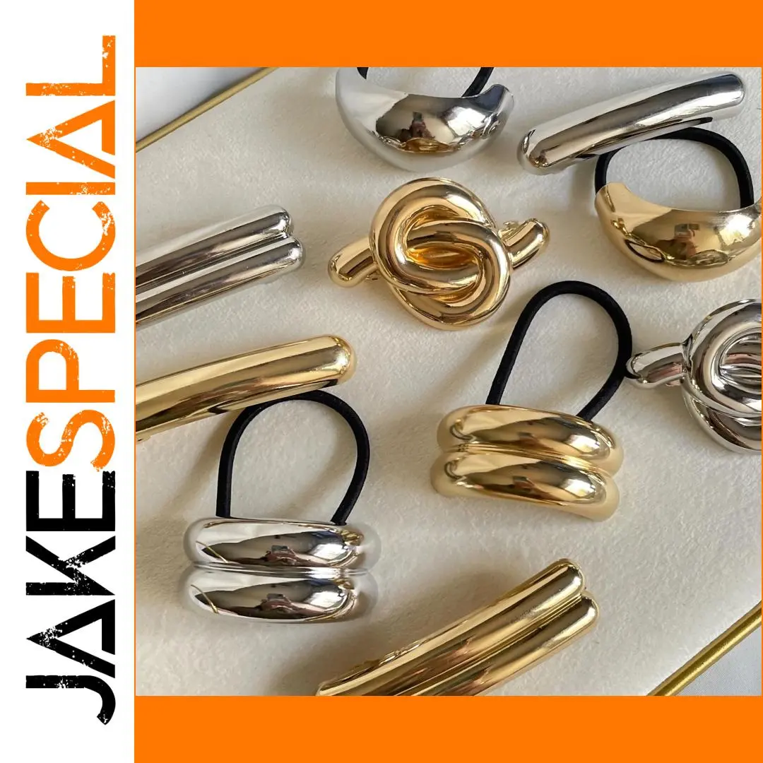 Stainless Steel Abstract Dome Hair Accessory 1 Stainless Steel Abstract Dome Hair Accessory