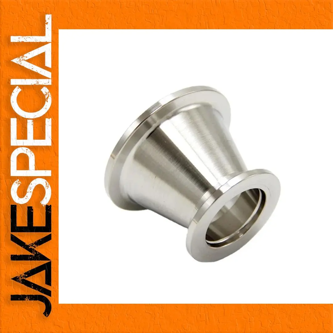 Stainless Steel Vacuum Tri-Clamp Reducer Fitting 1 Stainless Steel Vacuum Tri-Clamp Reducer Fitting