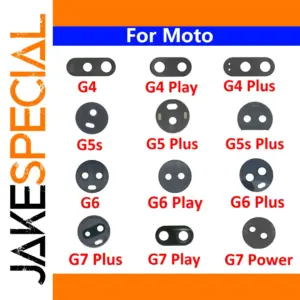 Motorola G4/G5/G6 Camera Glass Cover in Black/Blue