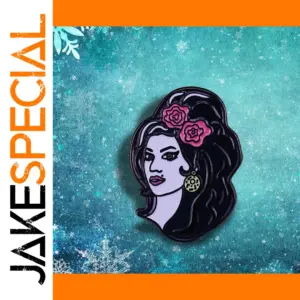 Amy Winehouse Enamel Pin with Artistic Details