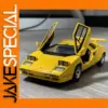 Vibrant Yellow Lamborghini Countach LP500S Model