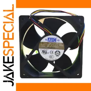 120mm x 120mm x 32mm CPU Fan with Dual Ball Bearings