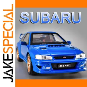 Vibrant Blue Subaru Impreza Diecast Model