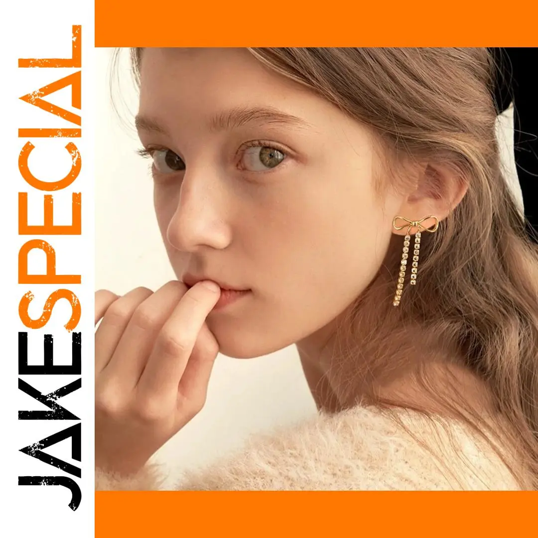 Elegant Gold-Tone Stainless Steel Tassel Earrings 1 Elegant Gold-Tone Stainless Steel Tassel Earrings