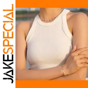 Floral Stainless Steel Jewelry Set with Gold Finish