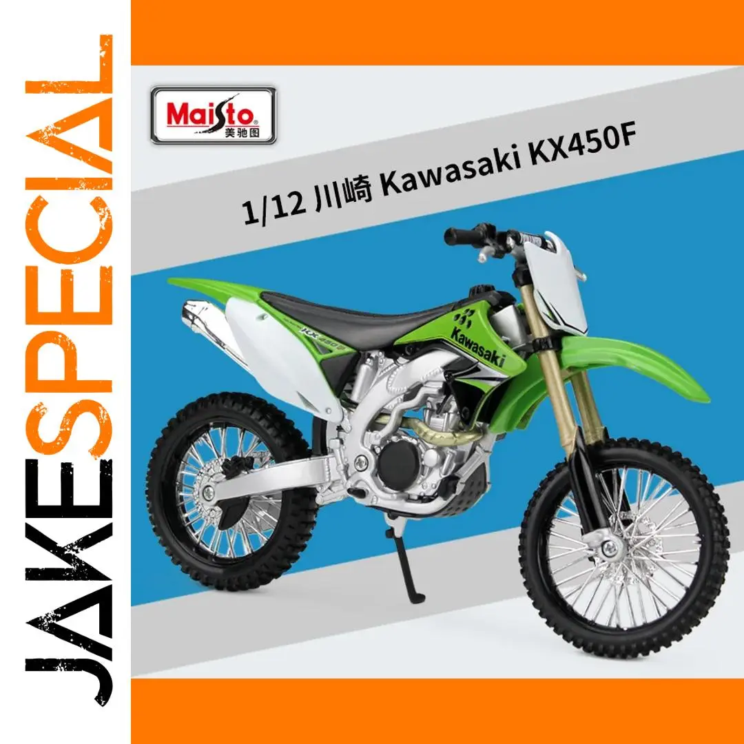 Kawasaki KX450F 1:12 Scale Diecast Model 1 Kawasaki KX450F 1:12 Scale Diecast Model