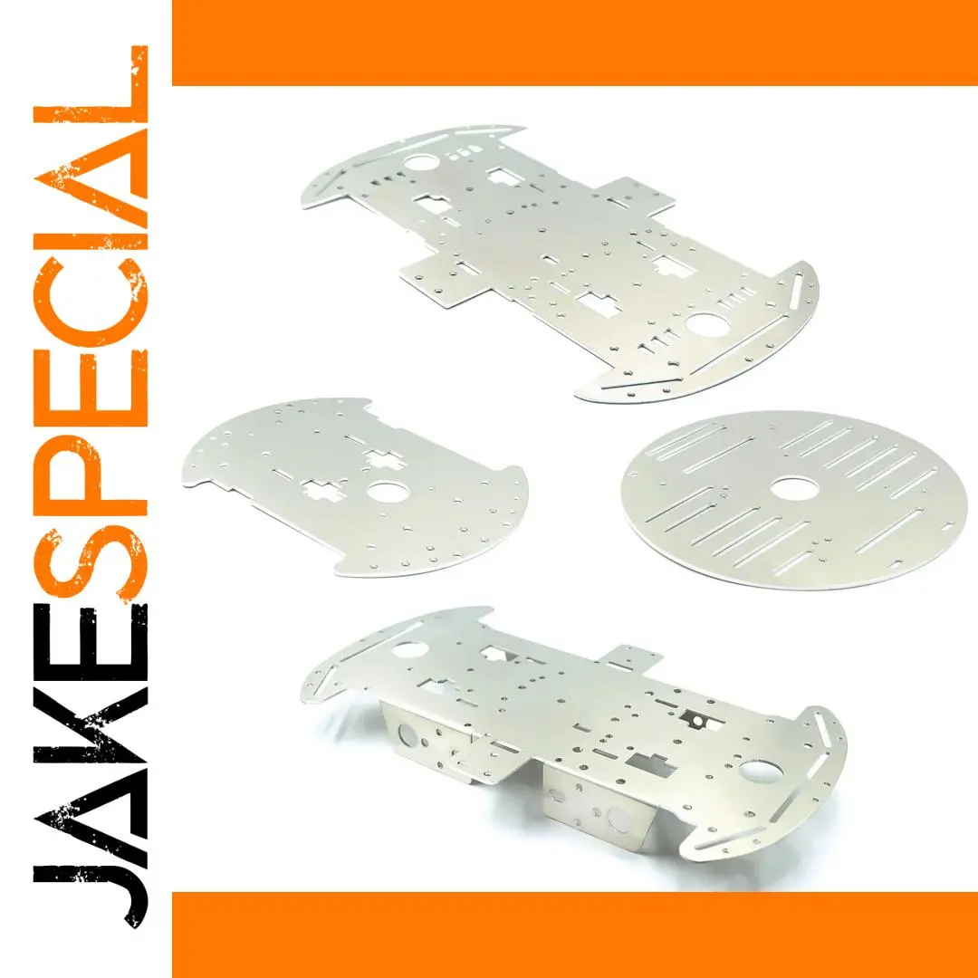 4WD Aluminum RC Car Chassis 1.5mm Thick 1 4WD Aluminum RC Car Chassis 1.5mm Thick