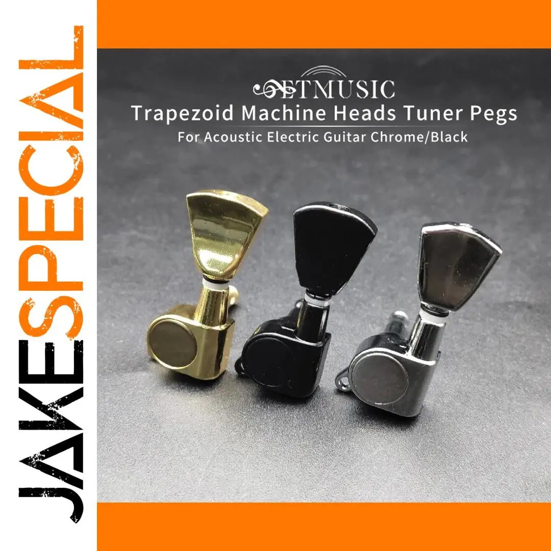 High-Quality Guitar Tuning Pegs with Trapezoid Handles 1 High-Quality Guitar Tuning Pegs with Trapezoid Handles