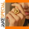 Retro Spiral Gold Ring for Women