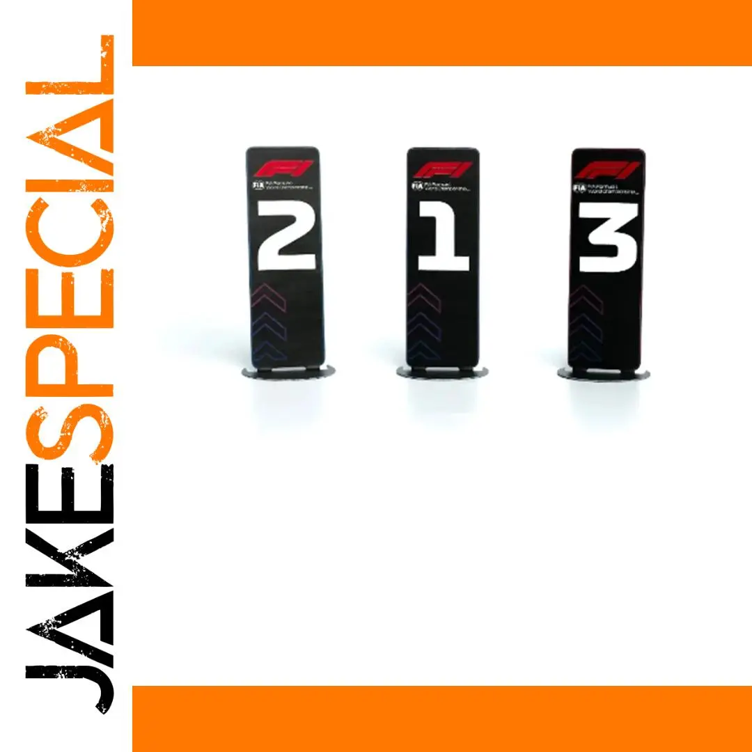 1:43 Scale F1 Racing Ranking Plaque Model 1 1:43 Scale F1 Racing Ranking Plaque Model