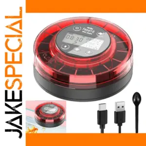 Red Automatic Fish Feeder for Aquariums