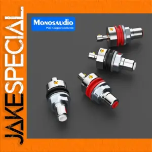 Premium RCA Speaker Terminals 99.998% Copper