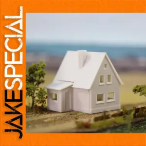 N Scale Model Village House Kit