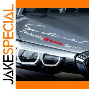Suzuki Hood Vinyl Reflective Stickers (Set of 2)