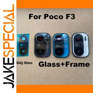 Xiaomi Poco F3 Rear Camera Glass Lens (Black, Blue, White)