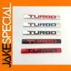 Turbo Emblem for Car Rear Trunk - 11.2cm Alloy Badge