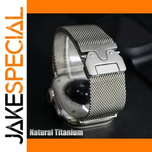 Titanium Milanese Loop Strap for Apple Watch