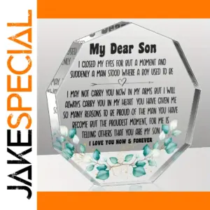 Proud of You Acrylic Hexagon Sign in Four Colors