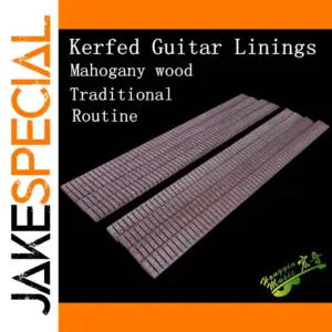 African Mahogany Guitar Binding Set - 8 Pieces