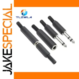 6.3mm Mono & Stereo Audio Connectors Set