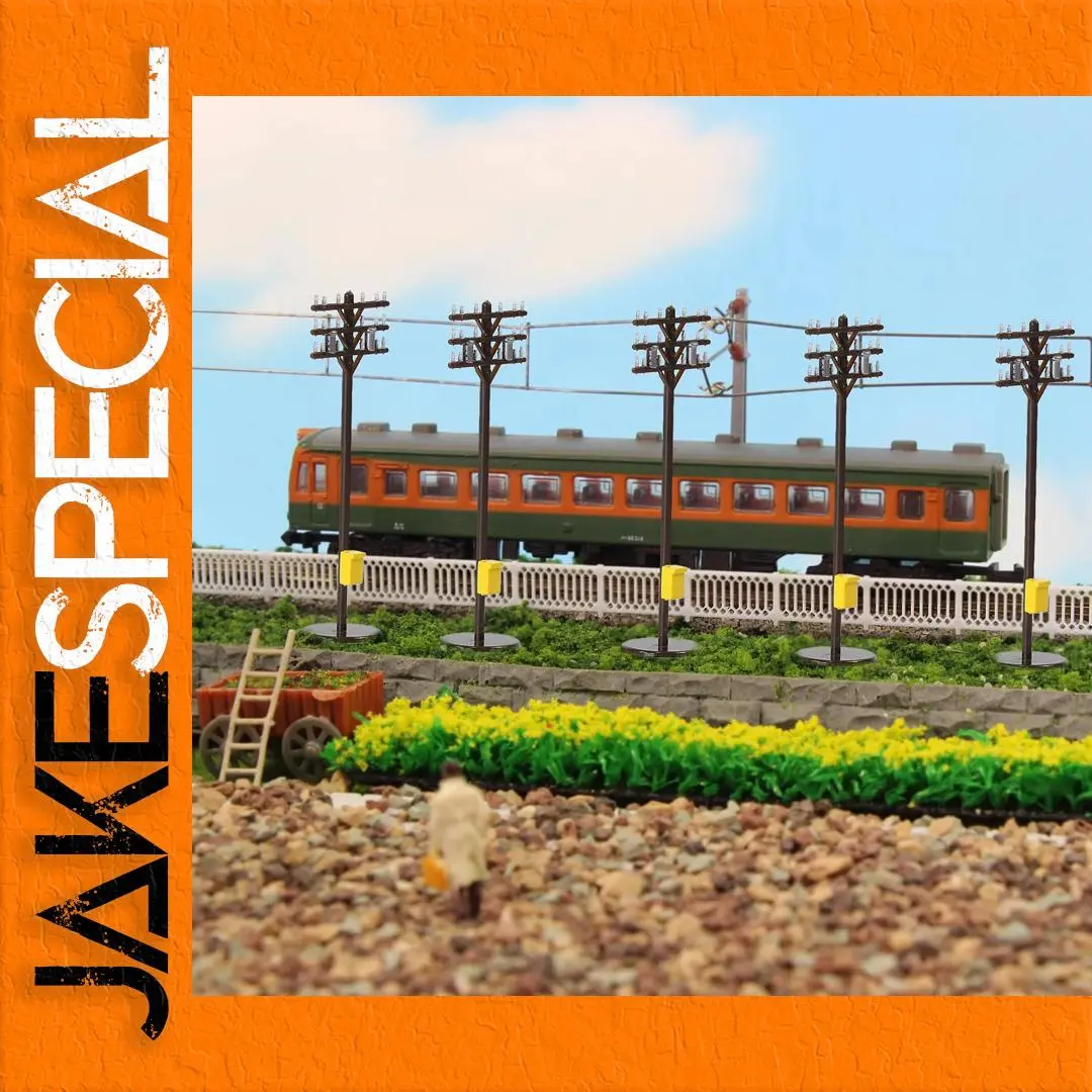 N Scale Telegraph Poles Set of 24 1 N Scale Telegraph Poles Set of 24