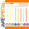 Vibrant LED Filament Bulb Set, 5 Pieces