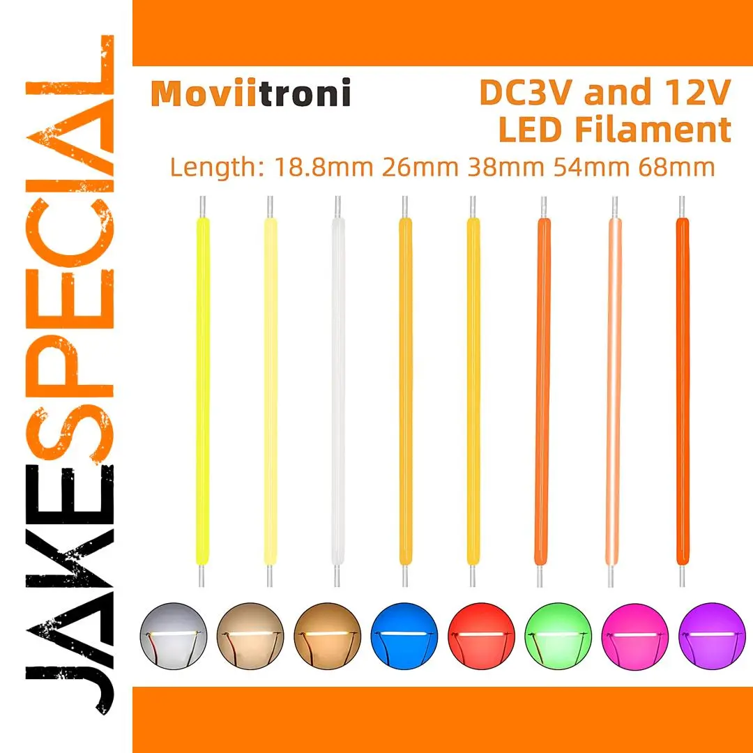Vibrant LED Filament Bulb Set, 5 Pieces 1 Vibrant LED Filament Bulb Set, 5 Pieces
