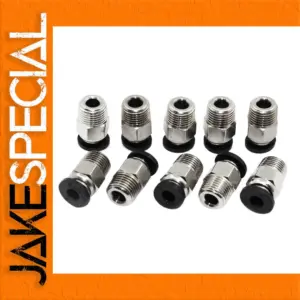 Stainless Steel Pneumatic Fittings Set for 3D Printing