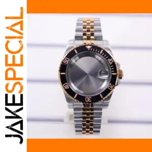 40mm Two-Tone Stainless Steel Watch Case Model GT-040