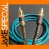 Premium OCC+ Silver RCA Audio Cable 0.5m-5m