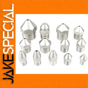 High-Pressure Stainless Steel Water Nozzle 1/8"-1/2"