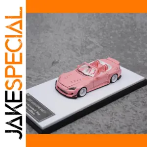 Pink S2000 Rocket Rabbit Diecast Model 1:64 Scale