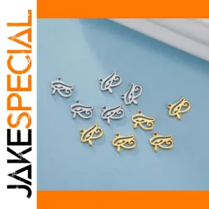Eye of Horus Stainless Steel Charm Set 5 Pcs