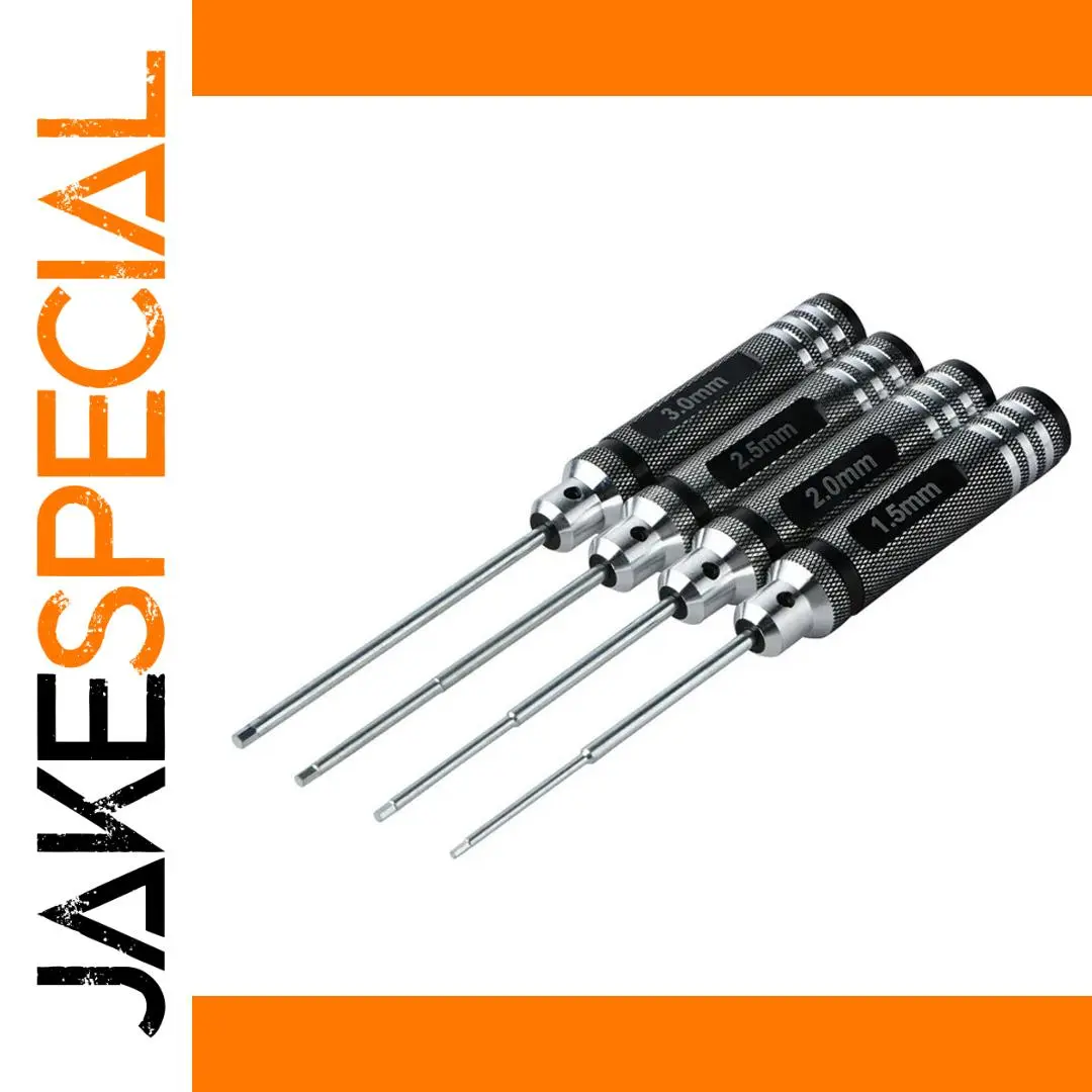 Professional 4-Piece Hex Screwdriver Set 1 Professional 4-Piece Hex Screwdriver Set