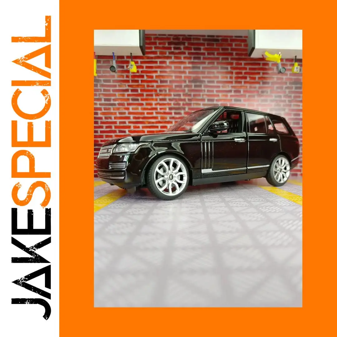 Land Rover Range Rover 1:24 Diecast Model in Black, White, or Red 1 Land Rover Range Rover 1:24 Diecast Model in Black, White, or Red