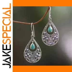 Vintage-Inspired Teardrop Drop Earrings for Women