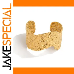 Exaggerated Stainless Steel Cuff Bracelet for Women