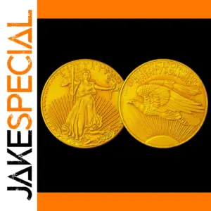 Golden US Statue of Liberty Coin Replica