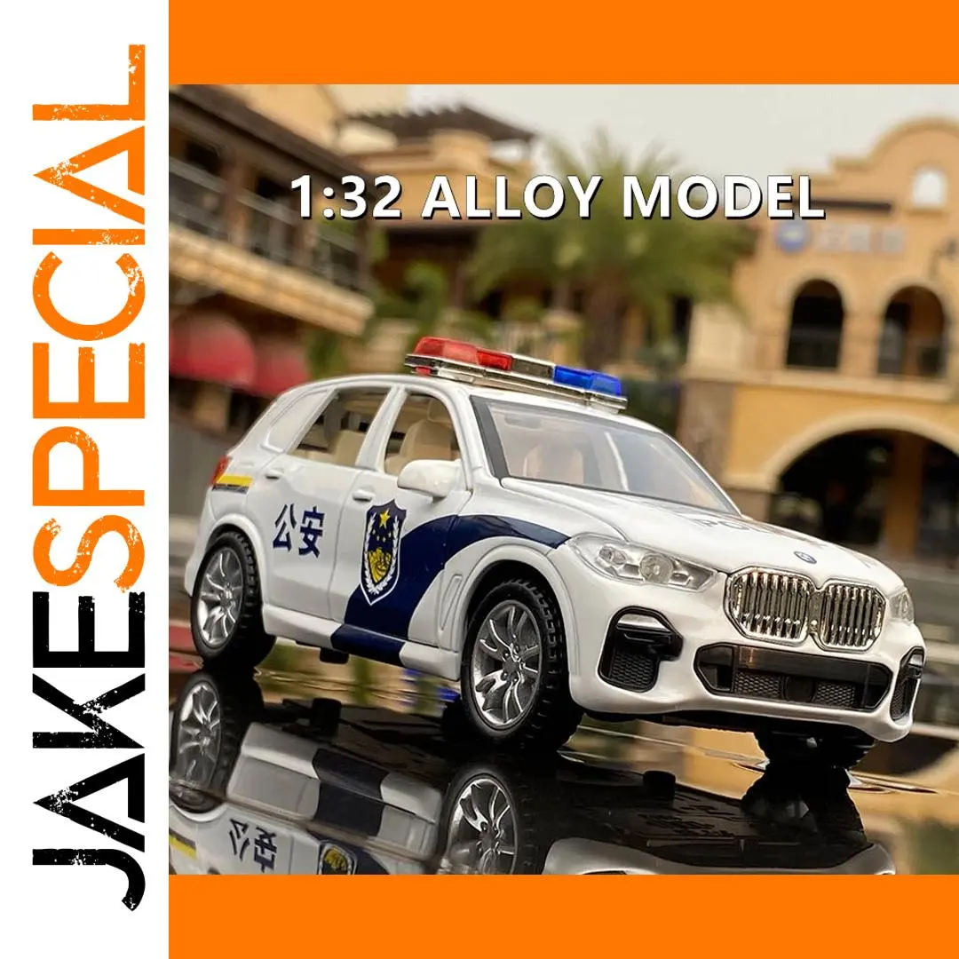 1:32 BMW X5 Police Diecast Model 1 1:32 BMW X5 Police Diecast Model