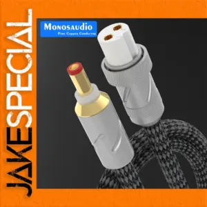 Pure Silver GX16 to DC Power Cable 0.8mm