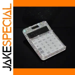 Elegant Ultra-thin Rhinestone Portable Calculator