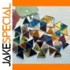 Vibrant Glass Mosaic Tile Set for Crafts
