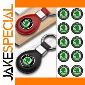 Skoda Logo Car Interior Stickers Set of 10