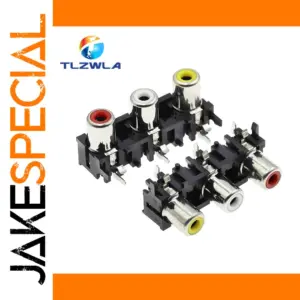 Set of 5 RCA / AV RCA-307 Connectors