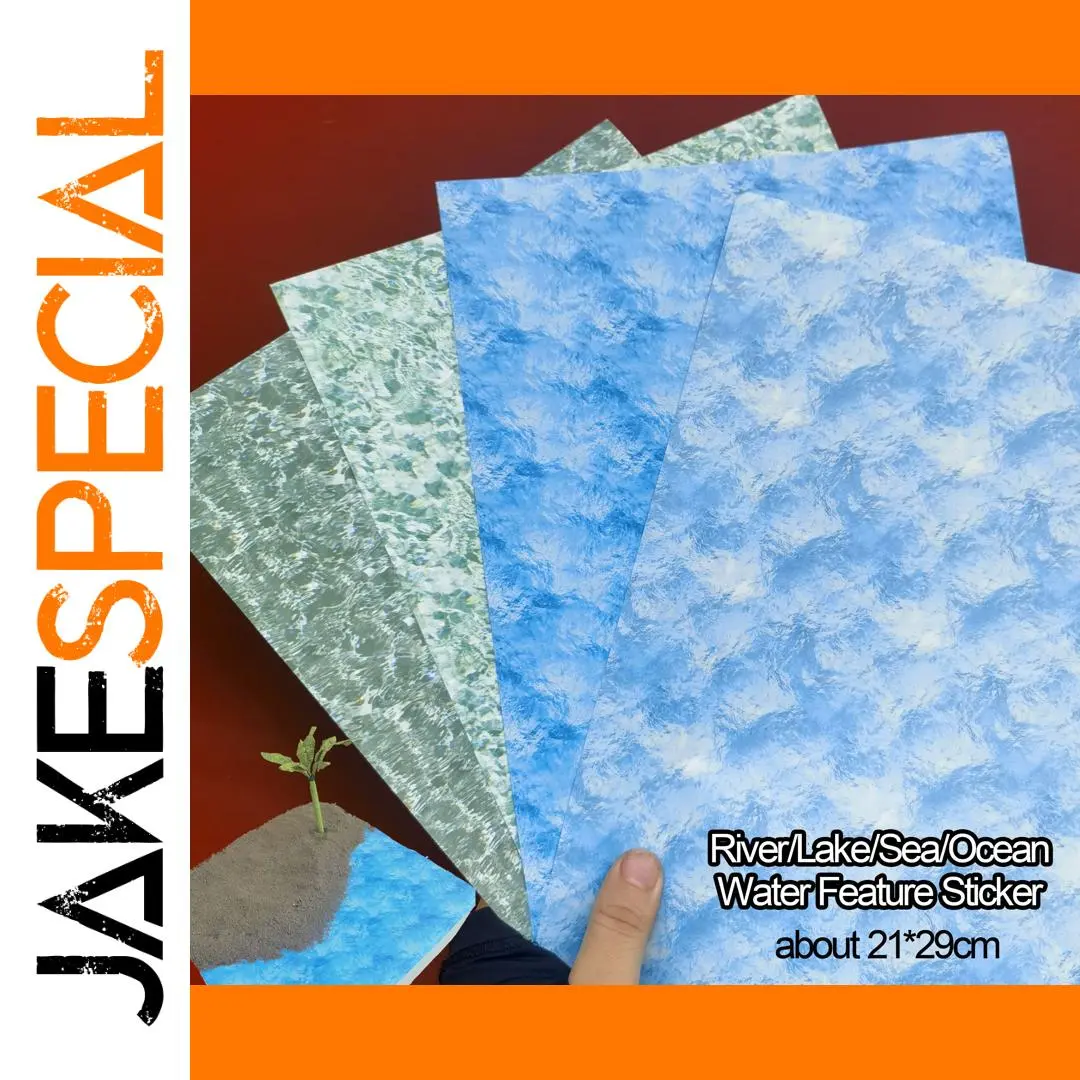 Realistic Blue Water Surface Sticker Set 1 Realistic Blue Water Surface Sticker Set