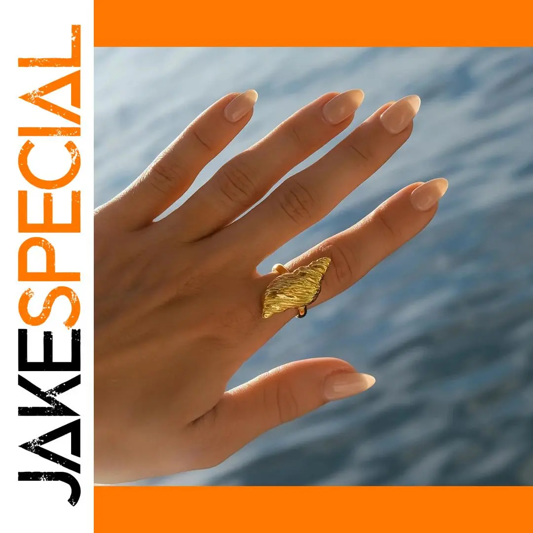 Elegant Gold Stainless Steel Women's Ring 1 Elegant Gold Stainless Steel Women's Ring