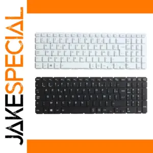 Toshiba Satellite L50-L55 White/Black Keyboard