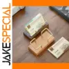 Elegant Wooden Business Card Organizer